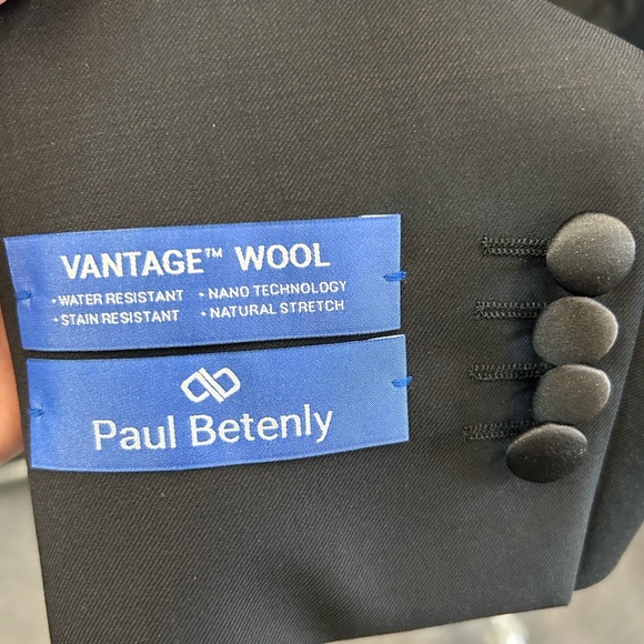 Paul Betenly Black Tuxedo NWT - Picture 3 of 5